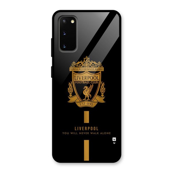LiverPool Never Walk Alone Glass Back Case for Galaxy S20