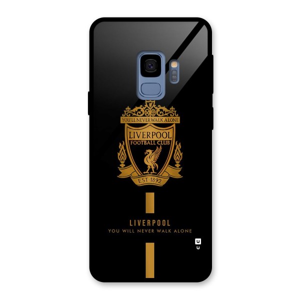 LiverPool Never Walk Alone Glass Back Case for Galaxy S9