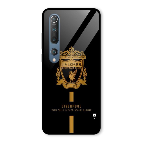 LiverPool Never Walk Alone Glass Back Case for Mi 10