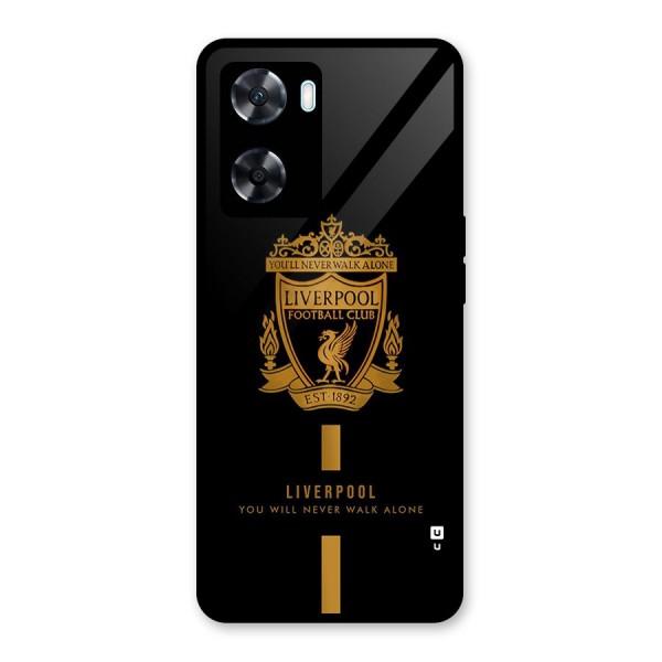 LiverPool Never Walk Alone Glass Back Case for Oppo A77