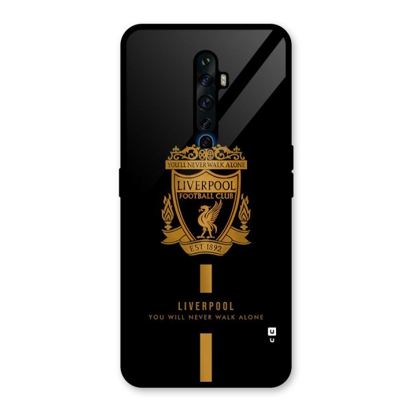 LiverPool Never Walk Alone Glass Back Case for Oppo Reno2 F