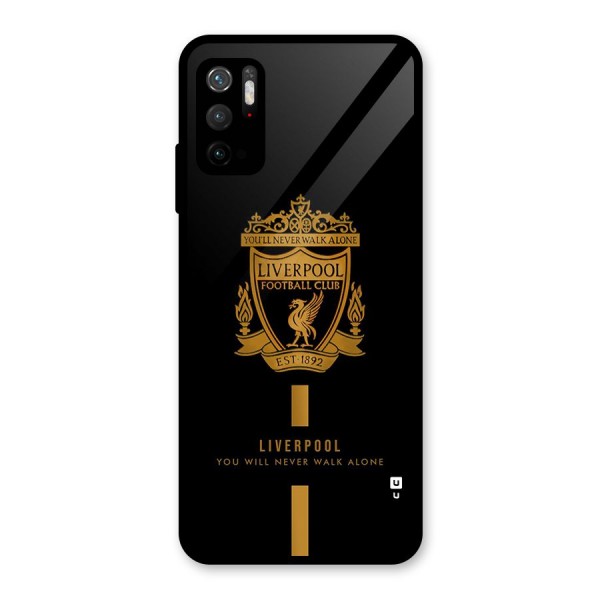 LiverPool Never Walk Alone Glass Back Case for Poco M3 Pro 5G