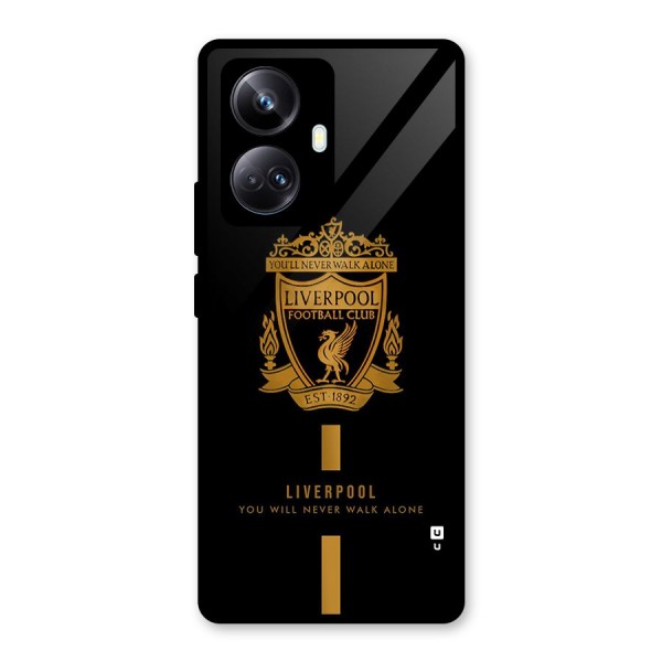 LiverPool Never Walk Alone Glass Back Case for Realme 10 Pro Plus