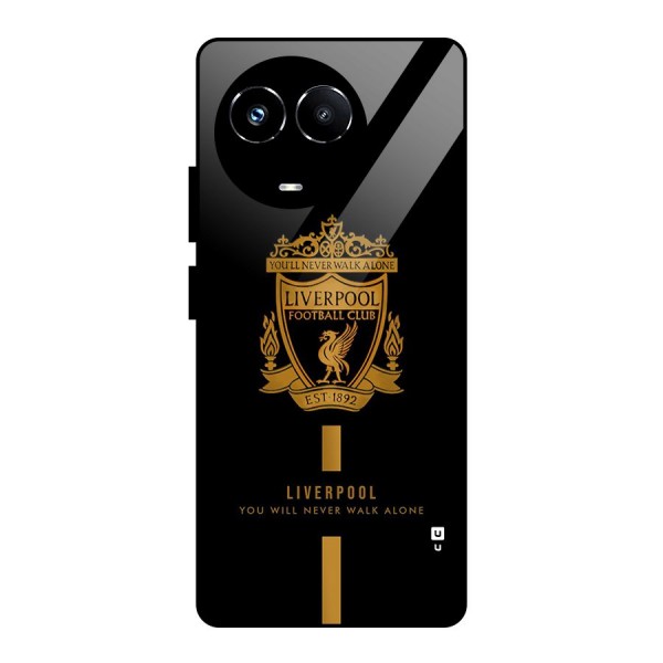 LiverPool Never Walk Alone Glass Back Case for Realme 11X