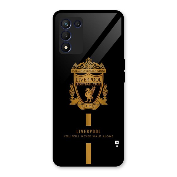 LiverPool Never Walk Alone Glass Back Case for Realme 9 5G Speed