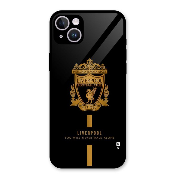 LiverPool Never Walk Alone Glass Back Case for iPhone 14 Plus