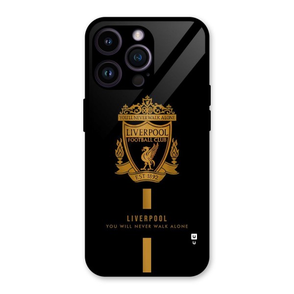 LiverPool Never Walk Alone Glass Back Case for iPhone 14 Pro Max
