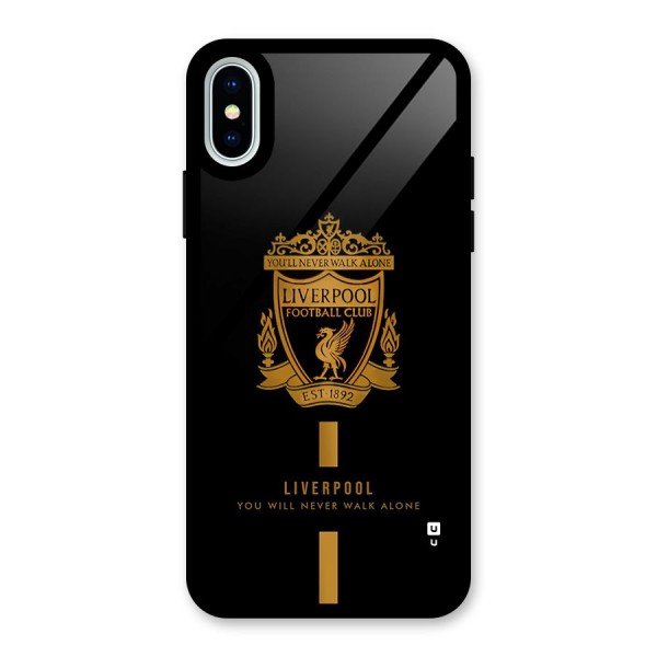 LiverPool Never Walk Alone Glass Back Case for iPhone XS