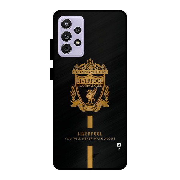 LiverPool Never Walk Alone Metal Back Case for Galaxy A72