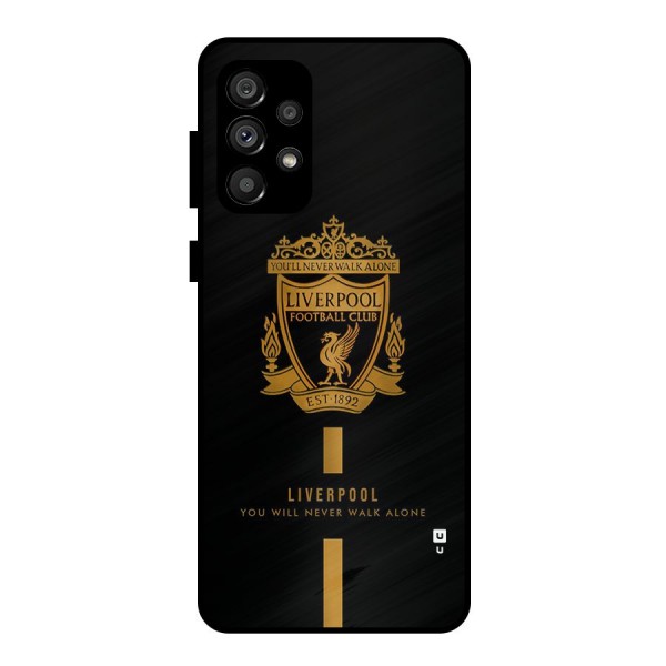 LiverPool Never Walk Alone Metal Back Case for Galaxy A73 5G