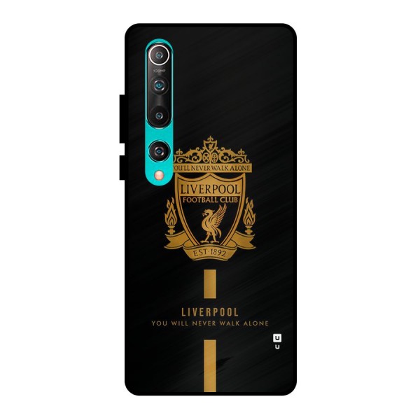 LiverPool Never Walk Alone Metal Back Case for Mi 10