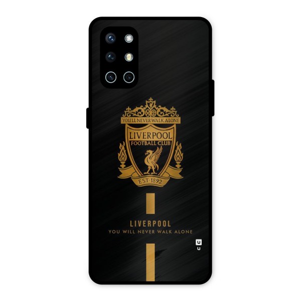 LiverPool Never Walk Alone Metal Back Case for OnePlus 9R