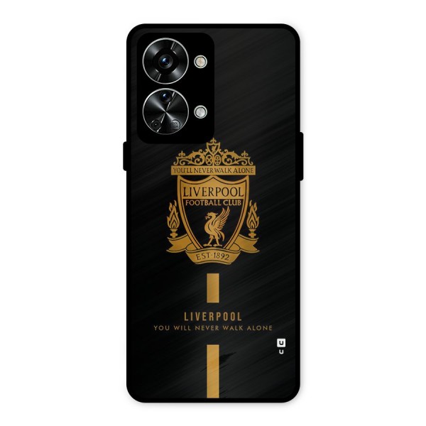 LiverPool Never Walk Alone Metal Back Case for OnePlus Nord 2T