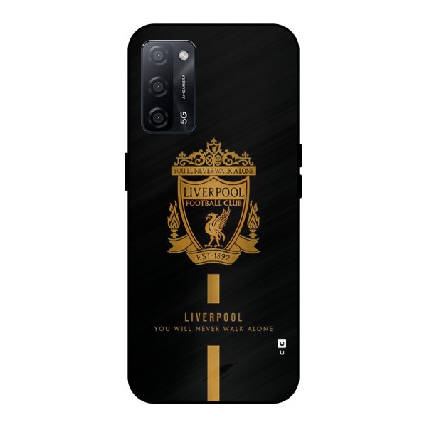 LiverPool Never Walk Alone Metal Back Case for Oppo A53s 5G