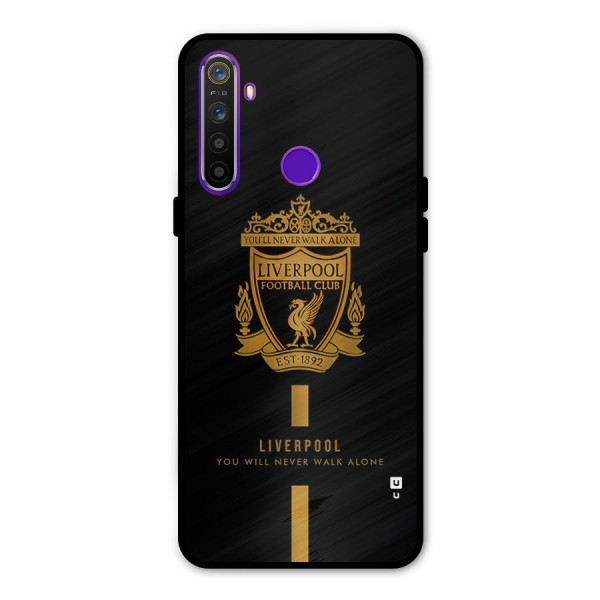 LiverPool Never Walk Alone Metal Back Case for Realme Narzo 10