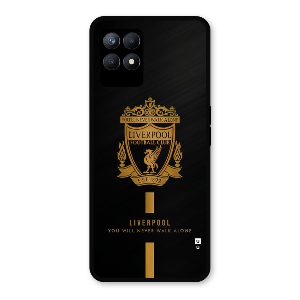 LiverPool Never Walk Alone Metal Back Case for Realme Narzo 50