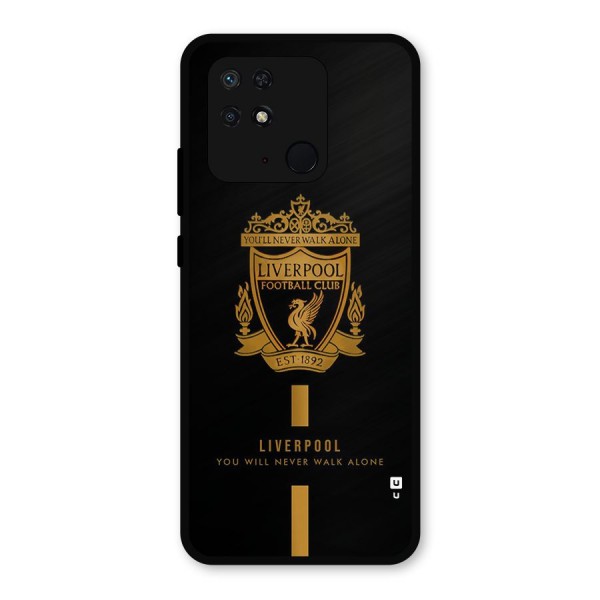 LiverPool Never Walk Alone Metal Back Case for Redmi 10 Power