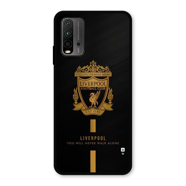 LiverPool Never Walk Alone Metal Back Case for Redmi 9 Power