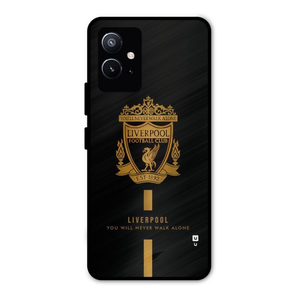 LiverPool Never Walk Alone Metal Back Case for Vivo T1 5G