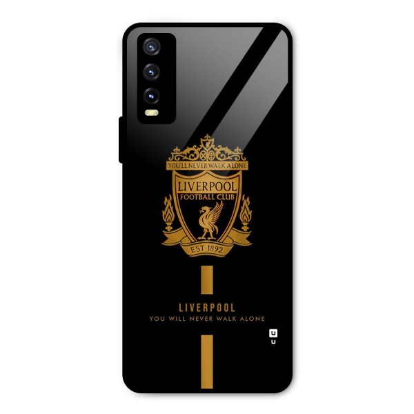 LiverPool Never Walk Alone Metal Back Case for Vivo Y20i