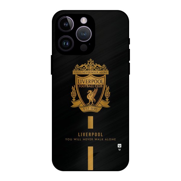 LiverPool Never Walk Alone Metal Back Case for iPhone 14 Pro Max