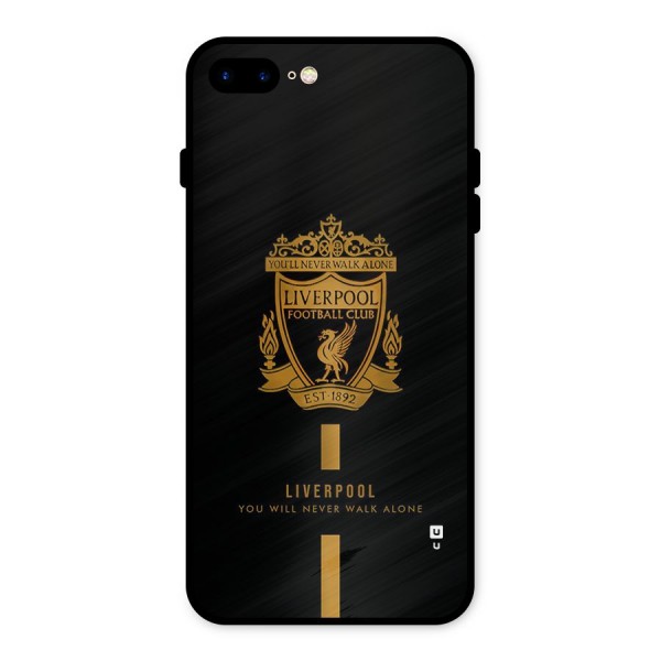 LiverPool Never Walk Alone Metal Back Case for iPhone 8 Plus