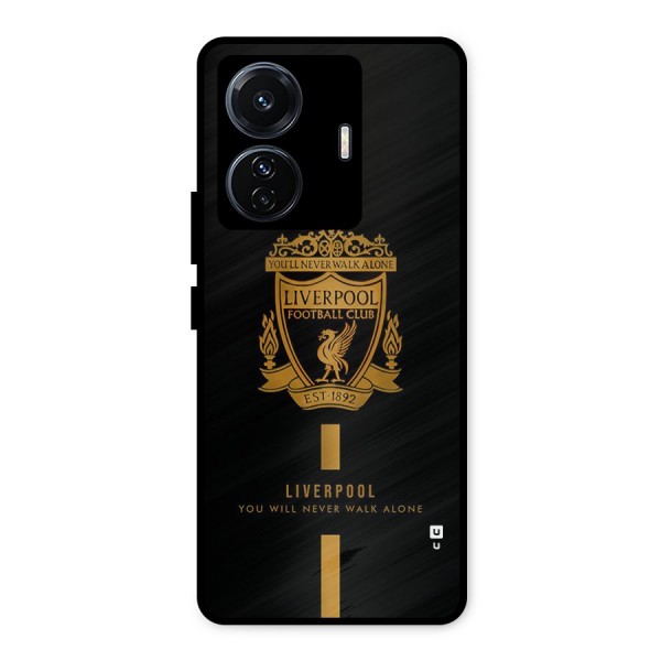LiverPool Never Walk Alone Metal Back Case for iQOO Z6