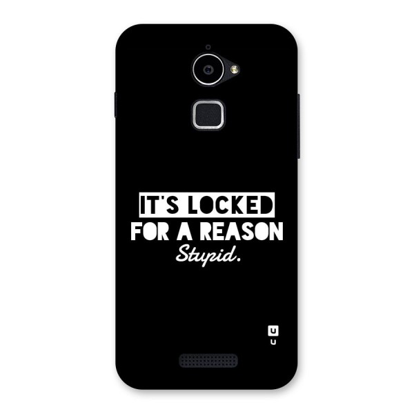 Locked For Stupid Back Case for Coolpad Note 3 Lite
