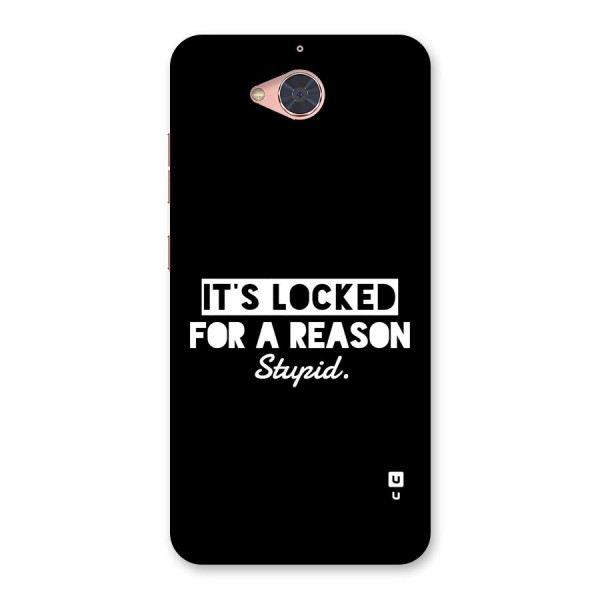Locked For Stupid Back Case for Gionee S6 Pro