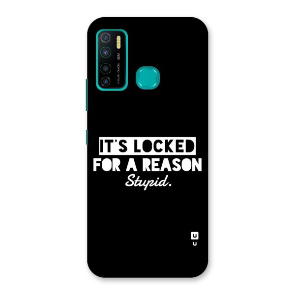 Locked For Stupid Back Case for Infinix Hot 9 Pro
