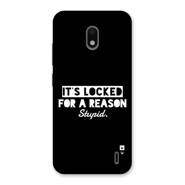 Locked For Stupid Back Case for Nokia 2.2