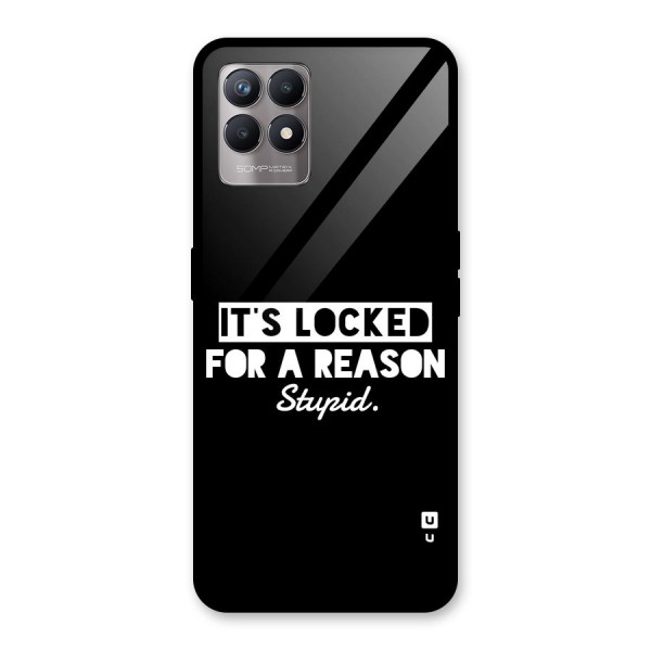Locked For Stupid Glass Back Case for Realme Narzo 50