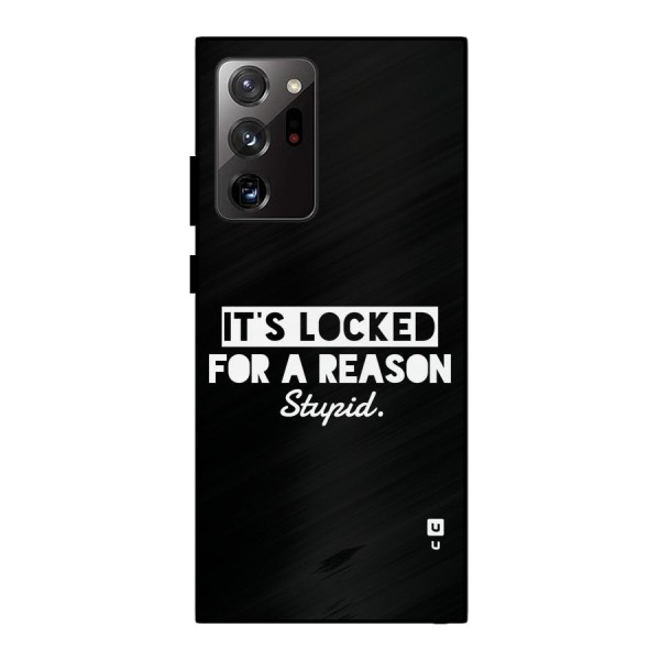 Locked For Stupid Metal Back Case for Galaxy Note 20 Ultra