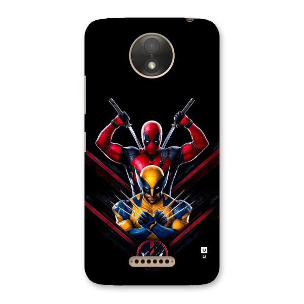 Logan And Wade Back Case for Moto C Plus