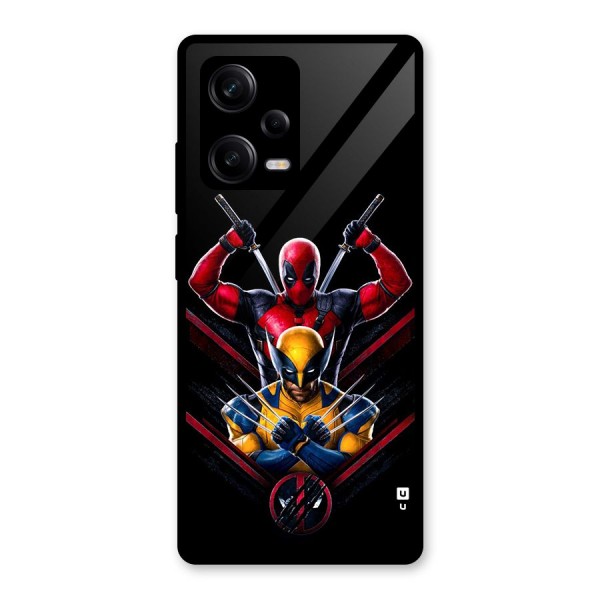 Logan And Wade Glass Back Case for Redmi Note 12 Pro