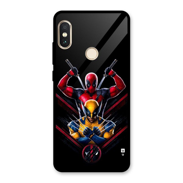 Logan And Wade Glass Back Case for Redmi Note 5 Pro