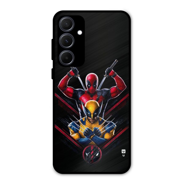 Logan And Wade Metal Back Case for Galaxy A35