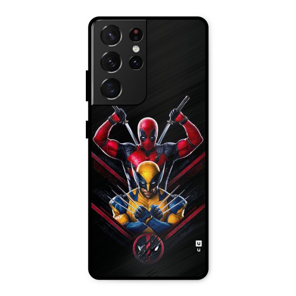 Logan And Wade Metal Back Case for Galaxy S21 Ultra 5G