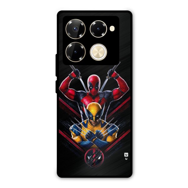 Logan And Wade Metal Back Case for Infinix Note 40 Pro Plus