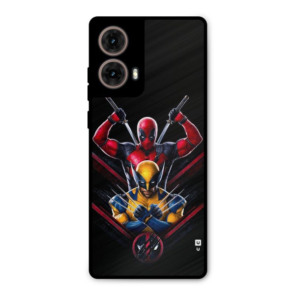 Logan And Wade Metal Back Case for Moto G85