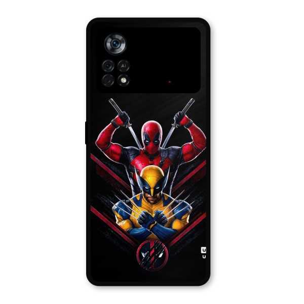 Logan And Wade Metal Back Case for Poco X4 Pro 5G