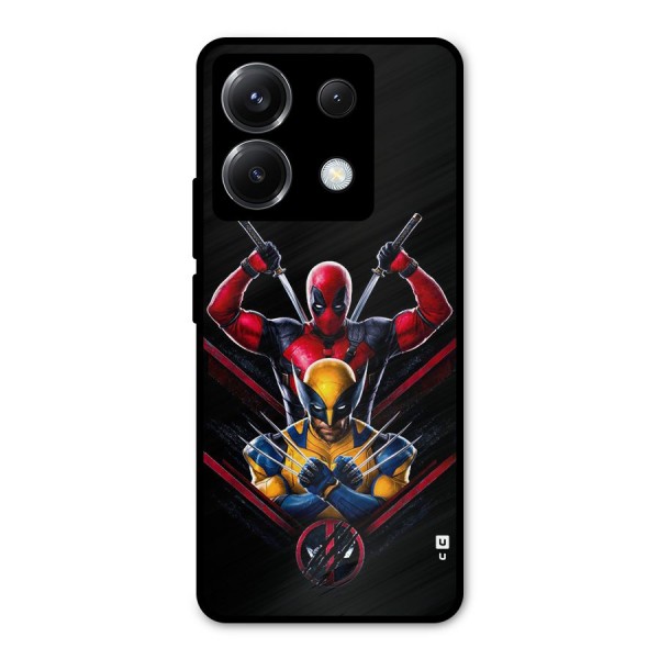 Logan And Wade Metal Back Case for Poco X6