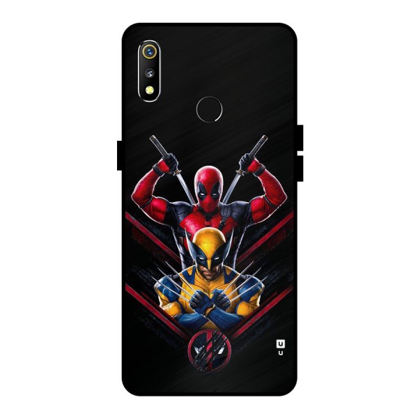 Logan And Wade Metal Back Case for Realme 3