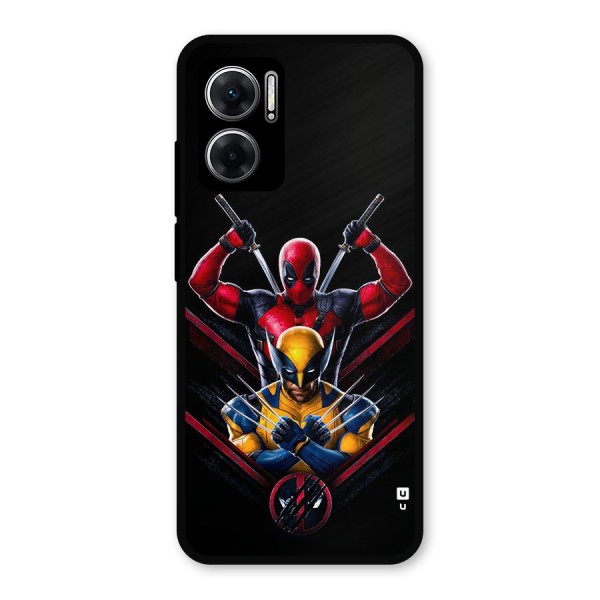 Logan And Wade Metal Back Case for Redmi 11 Prime 5G