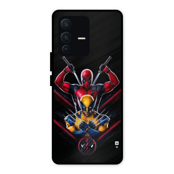Logan And Wade Metal Back Case for Vivo V23 5G