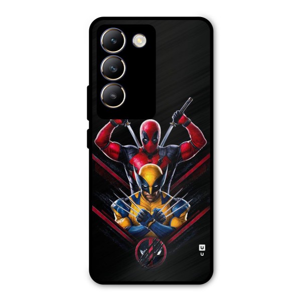 Logan And Wade Metal Back Case for Vivo Y200e