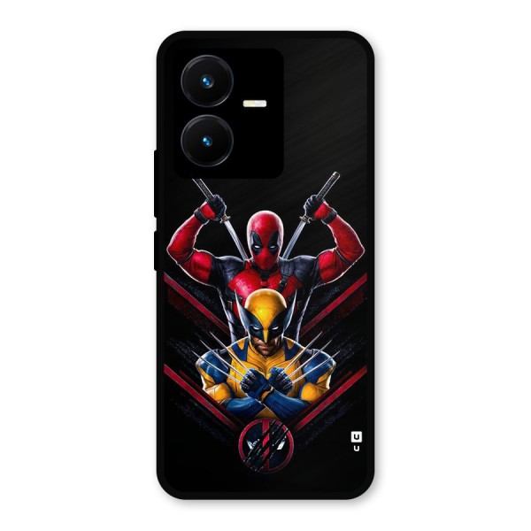 Logan And Wade Metal Back Case for Vivo Y22