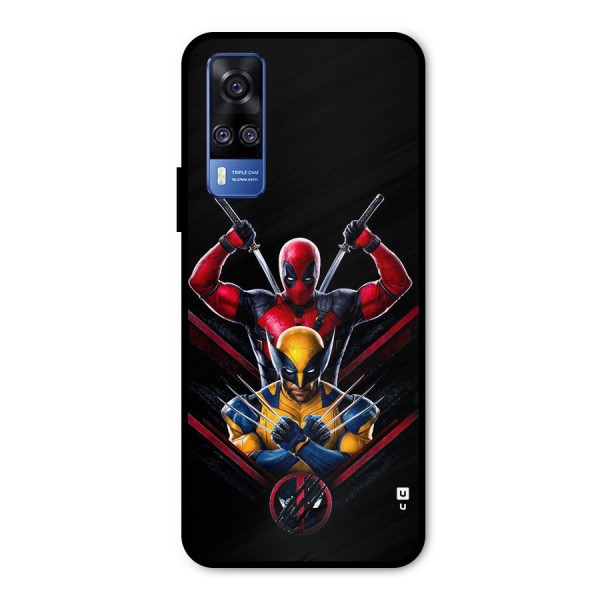 Logan And Wade Metal Back Case for Vivo Y51A