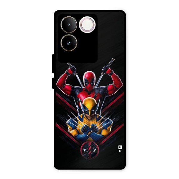 Logan And Wade Metal Back Case for iQOO Z7 Pro