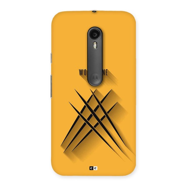 Logan Claw Back Case for Moto G3
